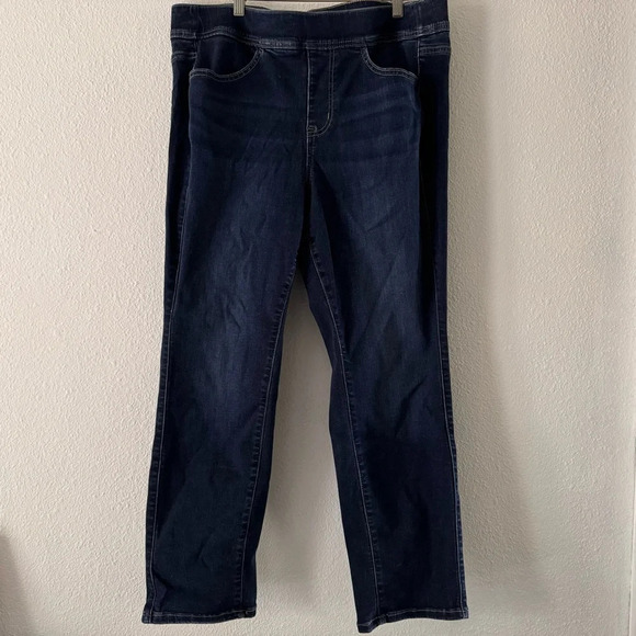 Torrid Mid Rise Lean Jean Pull On Super Soft Cozycore 1S 1X Casual Y2K - Picture 9 of 11